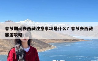 春节期间去西藏注意事项是什么？春节去西藏旅游攻略