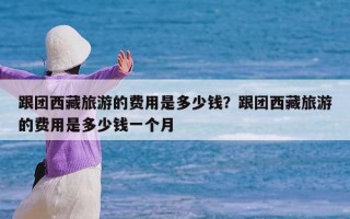 跟团西藏旅游的费用是多少钱？跟团西藏旅游的费用是多少钱一个月