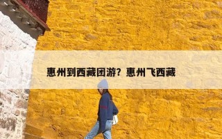 惠州到西藏团游？惠州飞西藏