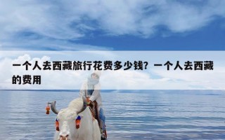 一个人去西藏旅行花费多少钱？一个人去西藏的费用