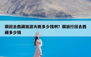 跟团去西藏旅游大概多少钱啊？跟旅行团去西藏多少钱