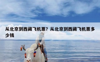 从北京到西藏飞机票？从北京到西藏飞机票多少钱