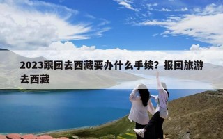 2023跟团去西藏要办什么手续？报团旅游去西藏