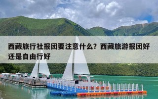 西藏旅行社报团要注意什么？西藏旅游报团好还是自由行好