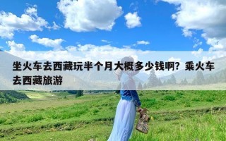 坐火车去西藏玩半个月大概多少钱啊？乘火车去西藏旅游