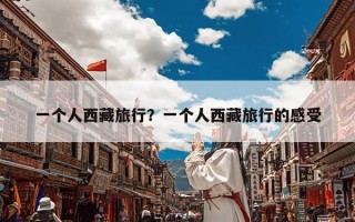 一个人西藏旅行？一个人西藏旅行的感受