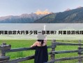 阿里旅游大约多少钱一张票啊？阿里旅游线路
