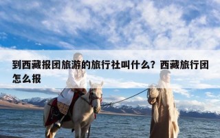 到西藏报团旅游的旅行社叫什么？西藏旅行团怎么报