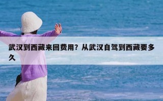 武汉到西藏来回费用？从武汉自驾到西藏要多久