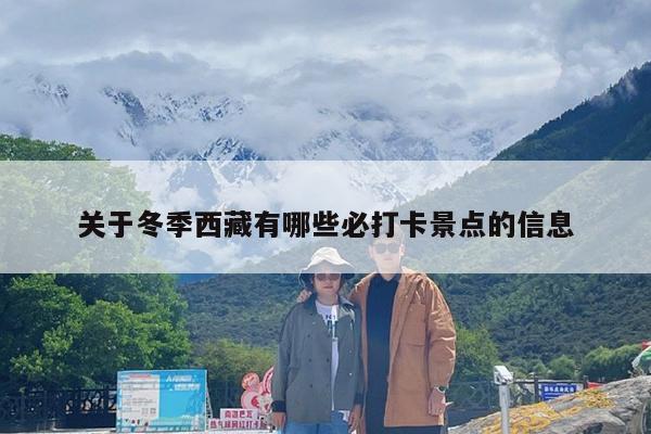 关于冬季西藏有哪些必打卡景点的信息